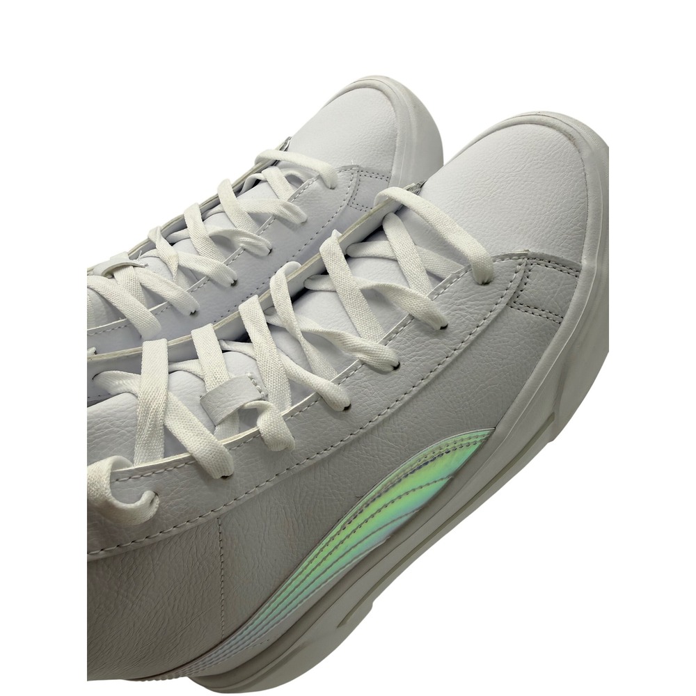 Puma Mayze Mid Sneakers Womens 9.5 White Excellent Iridescent Platform 385414-01 - Picture 3 of 8